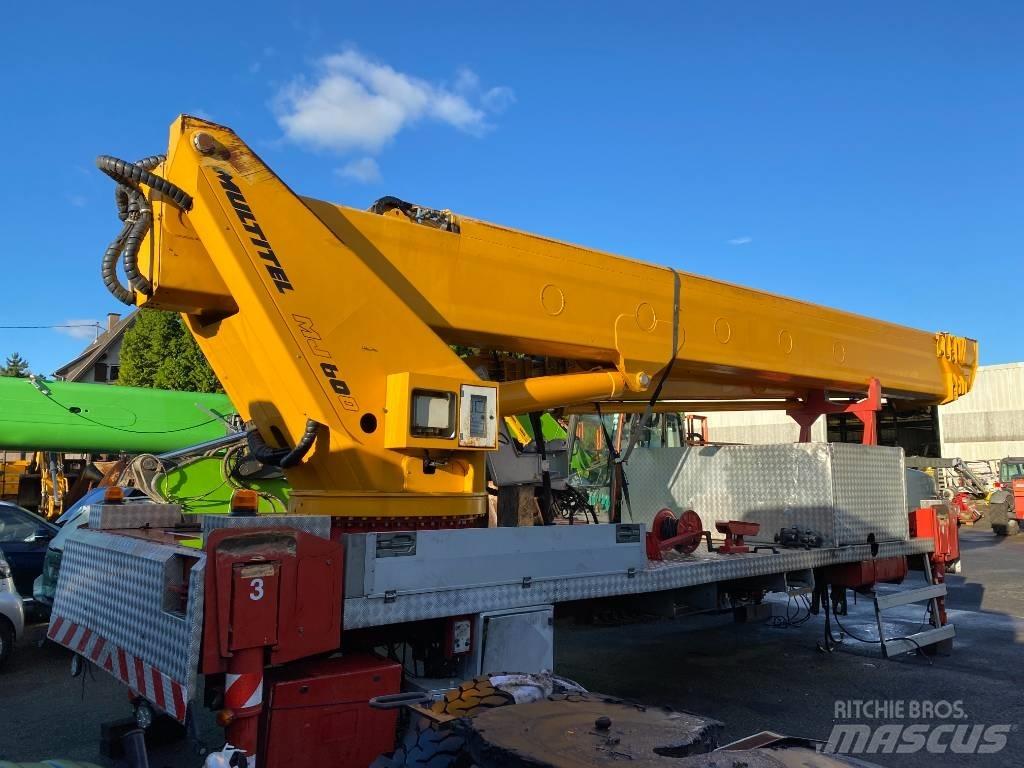 Multitel MJ 600 Platforme aeriene montate pe camion