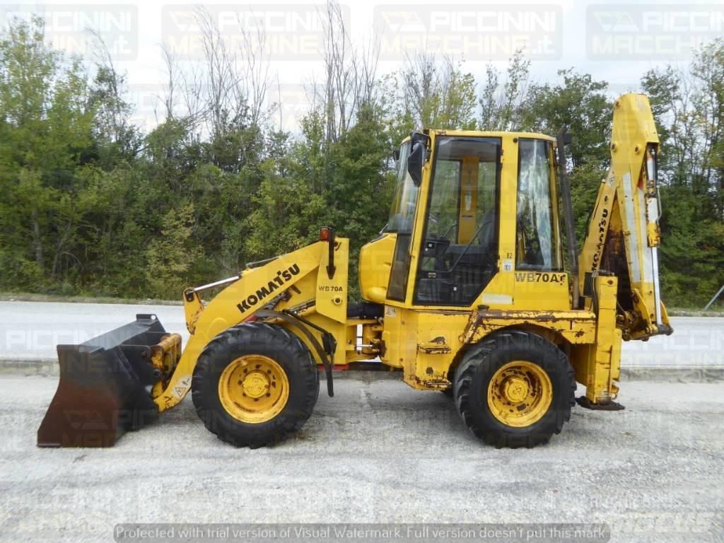 Komatsu WB70A Buldoexcavatoare