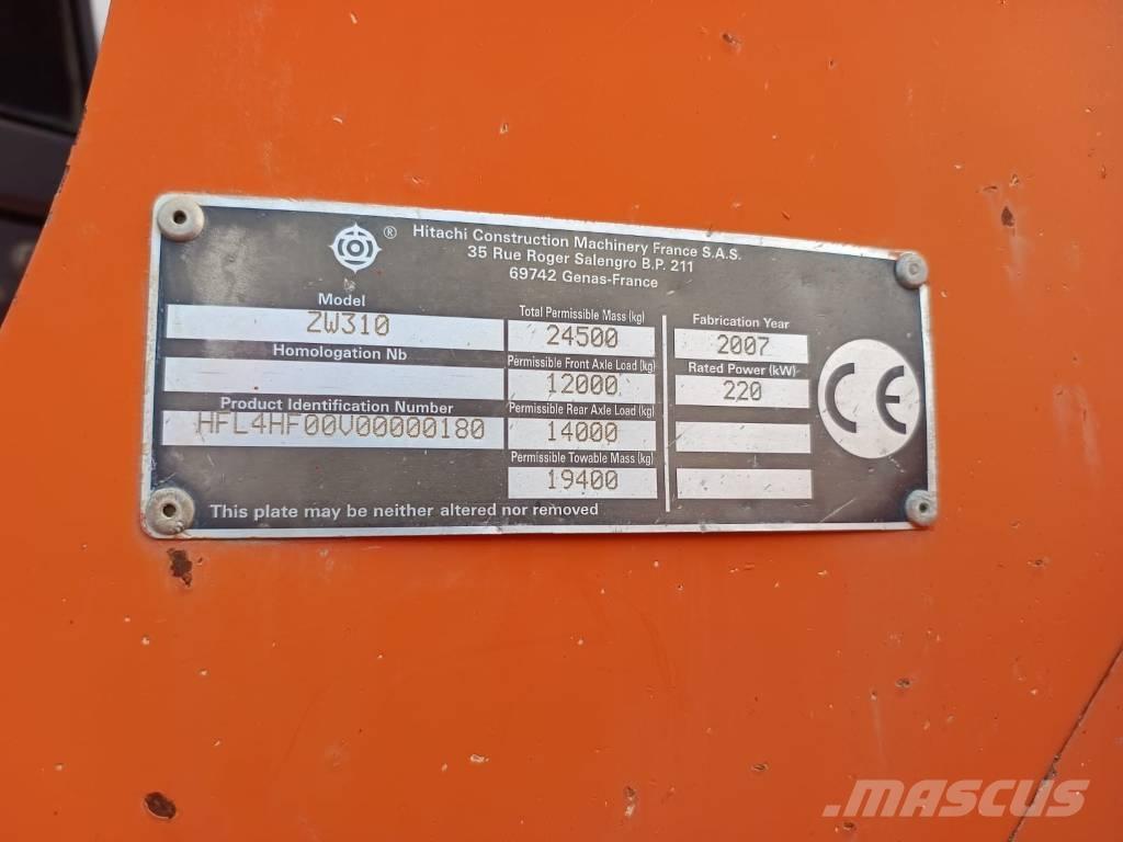 Hitachi ZW 310 Incarcator pe pneuri