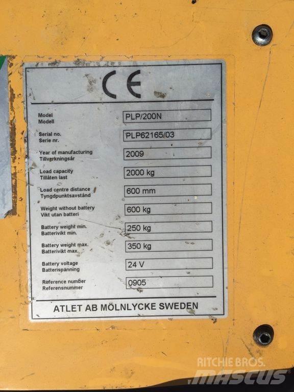 Atlet PLP200N Transpaleta electica cu furca