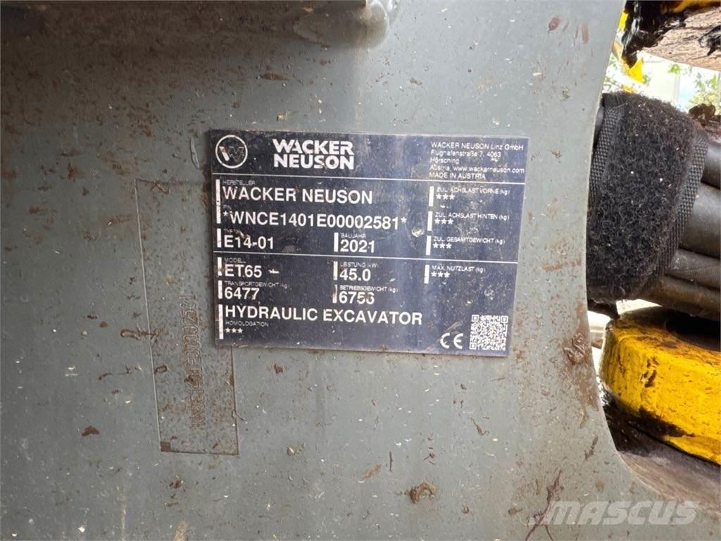 Wacker Neuson ET65 Excavatoare pe șenile

