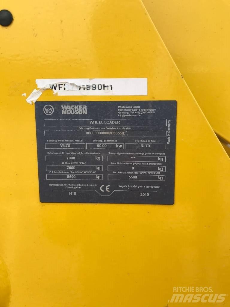 Wacker Neuson WL70 Încarcatoare frontale
