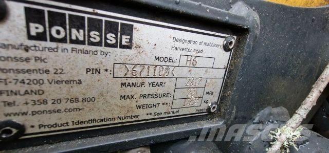 Ponsse Ergo 8wd Combine forestiere