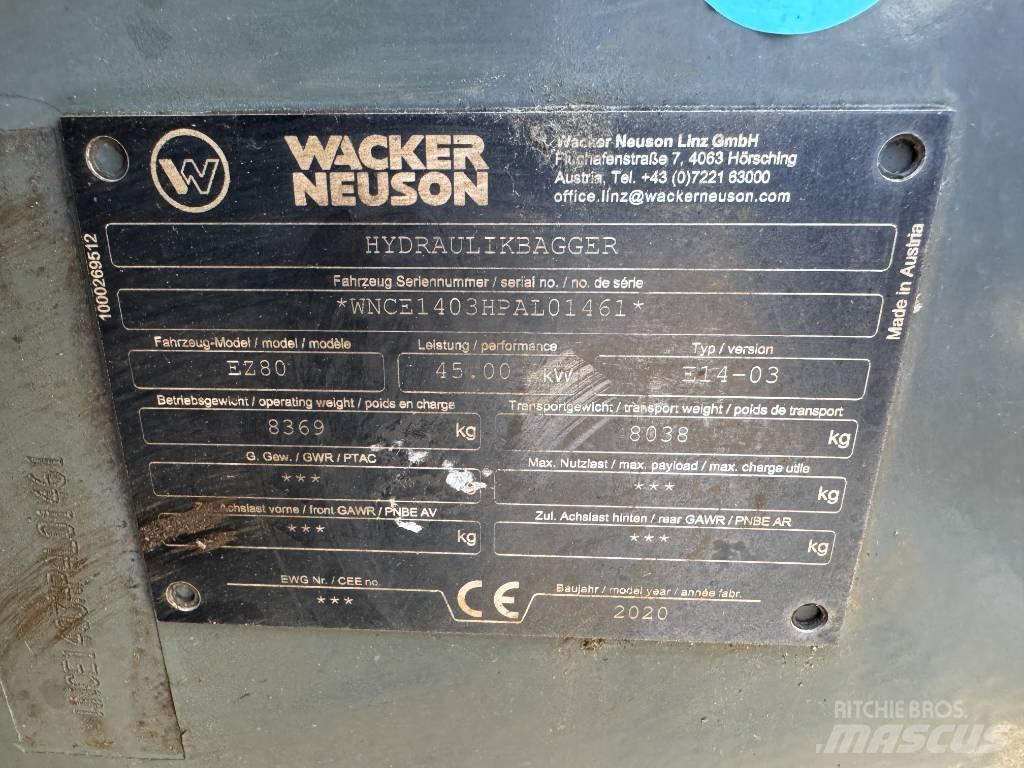 Wacker Neuson EZ80 Excavatoare pe șenile
