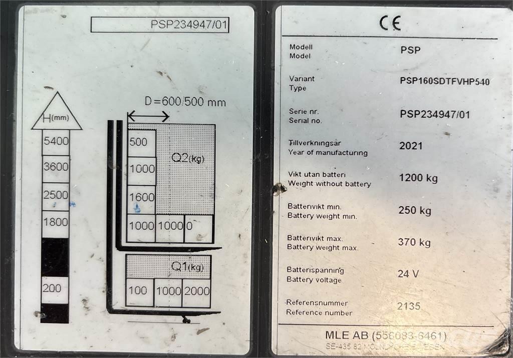 Atlet PSP160 Transpaleti autopropulsanti
