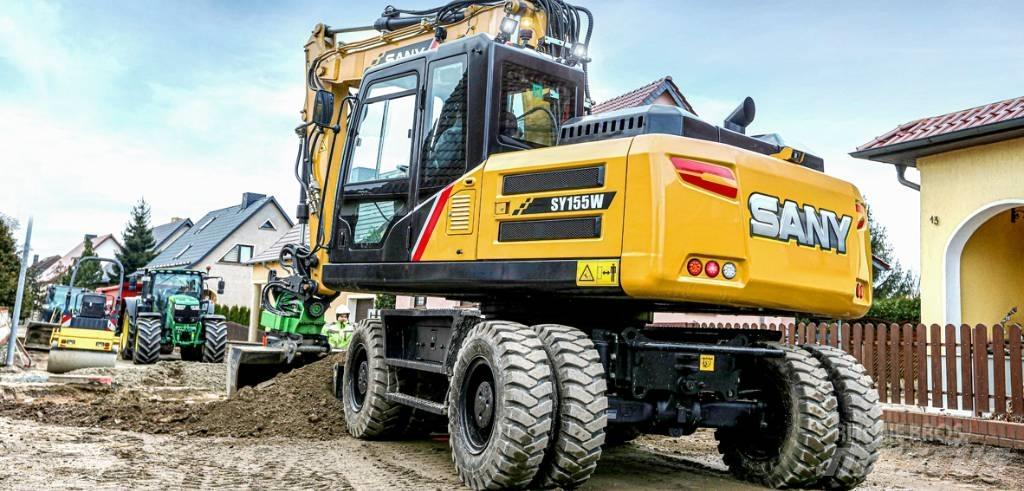 Sany SY155W Excavatoare cu roti