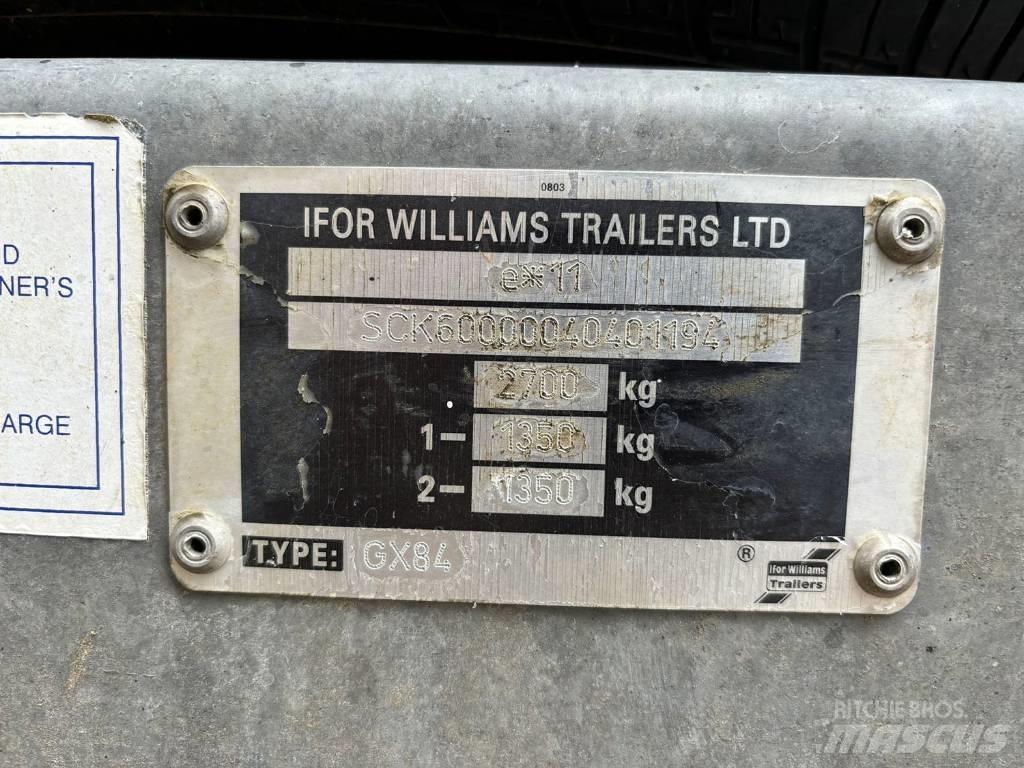 Ifor Williams GX84 Incarcator agabaritic