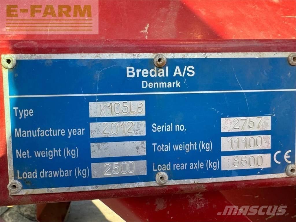 Bredal K105LB Împrastierea mineralelor