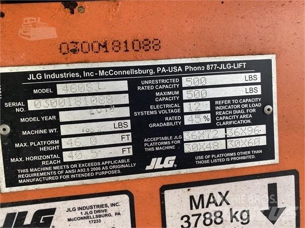 JLG 460 SJ Nacele cu brat telescopic