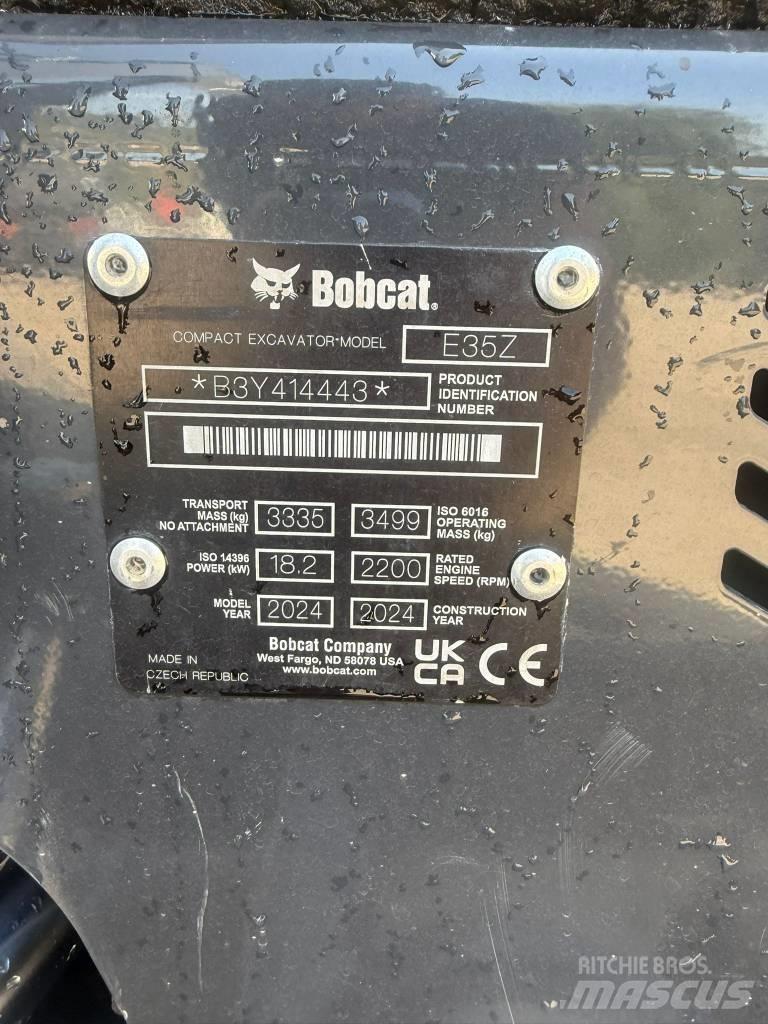 Bobcat E 35, 549h Mini excavatoare < 7t