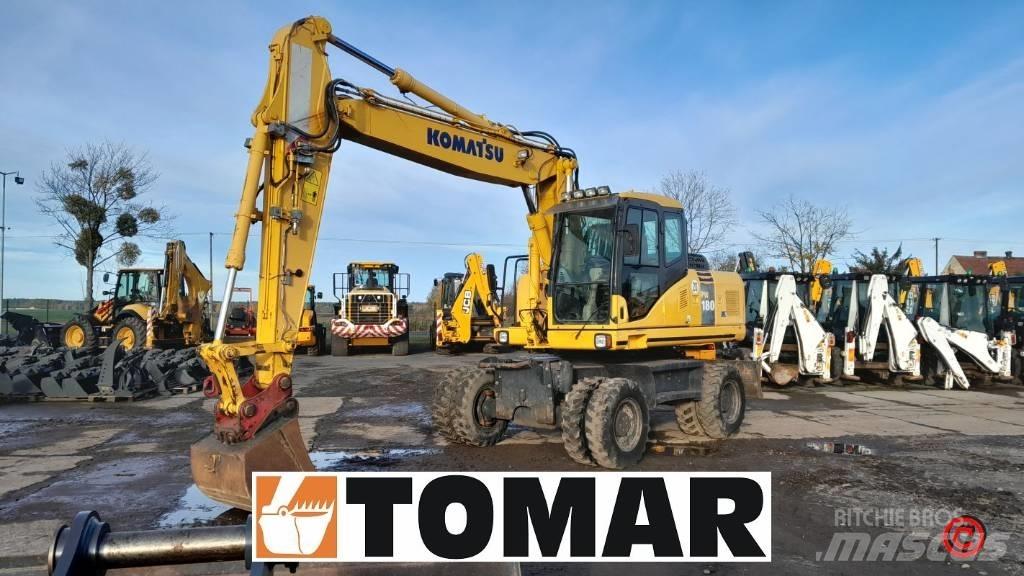 Komatsu PW 180-7 Excavatoare cu roti