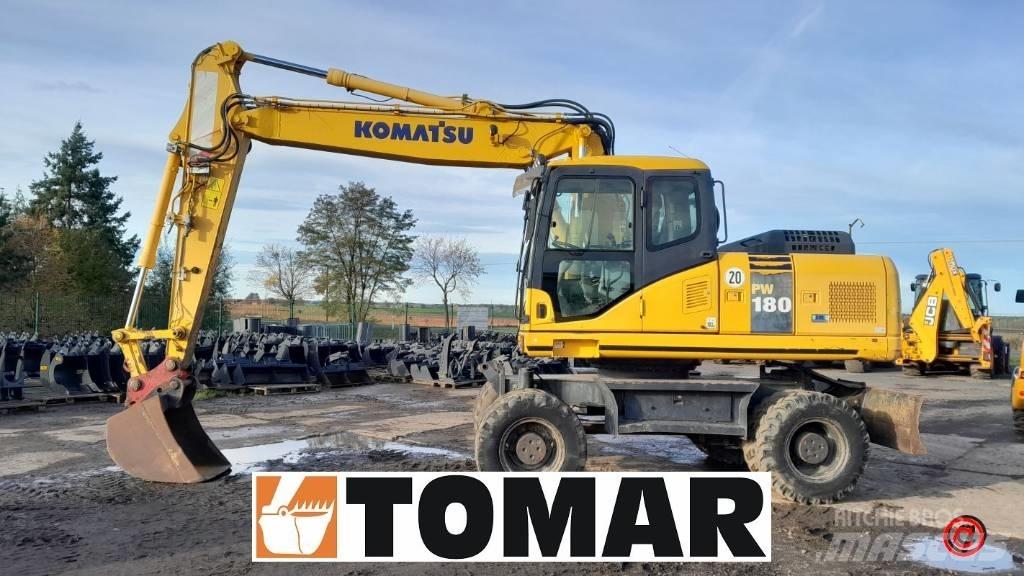 Komatsu PW 180-7 Excavatoare cu roti