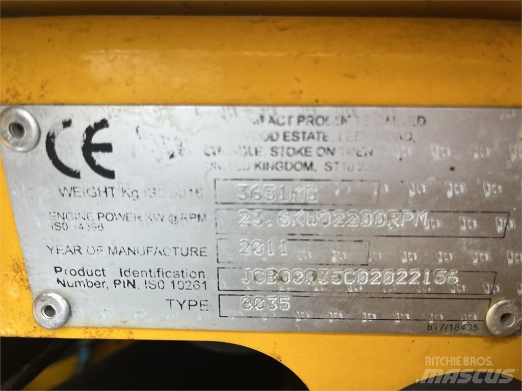JCB 8035 ZTS Mini excavatoare < 7t