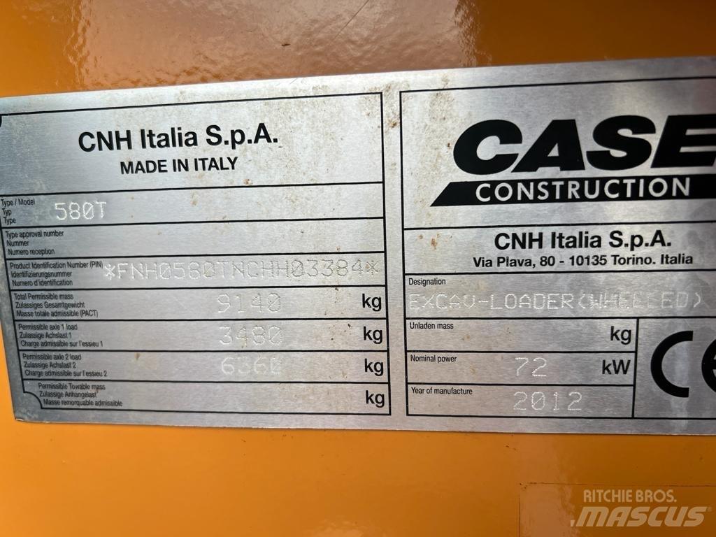 CASE 580 T Buldoexcavatoare
