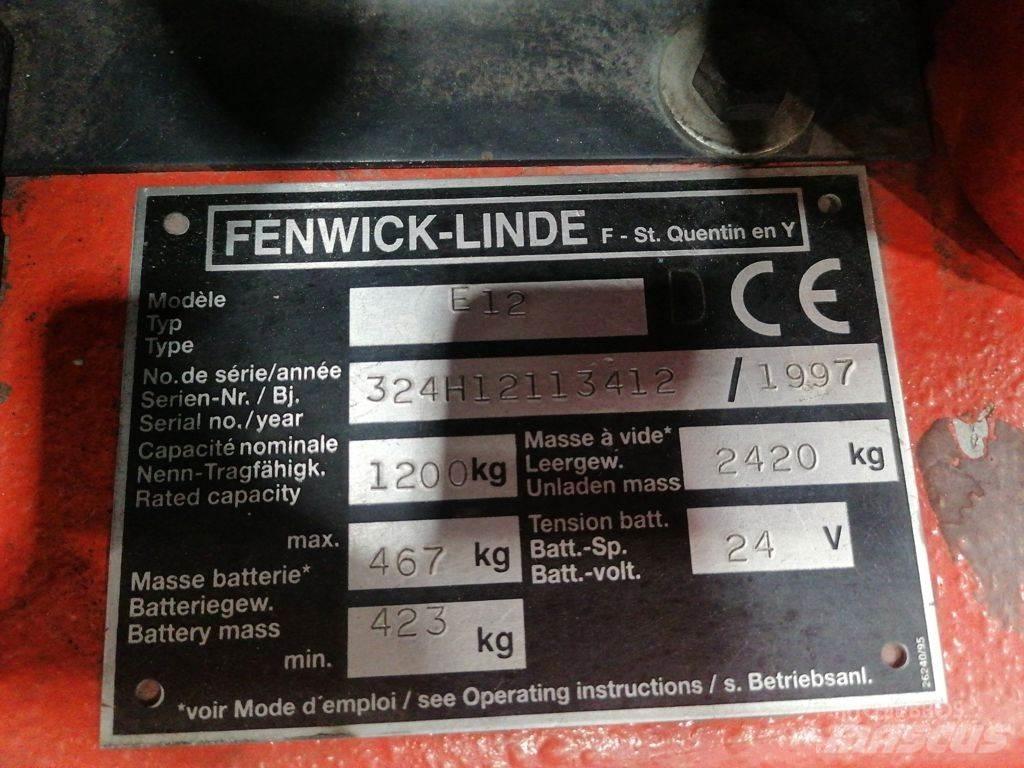 Linde E12 Stivuitor electric