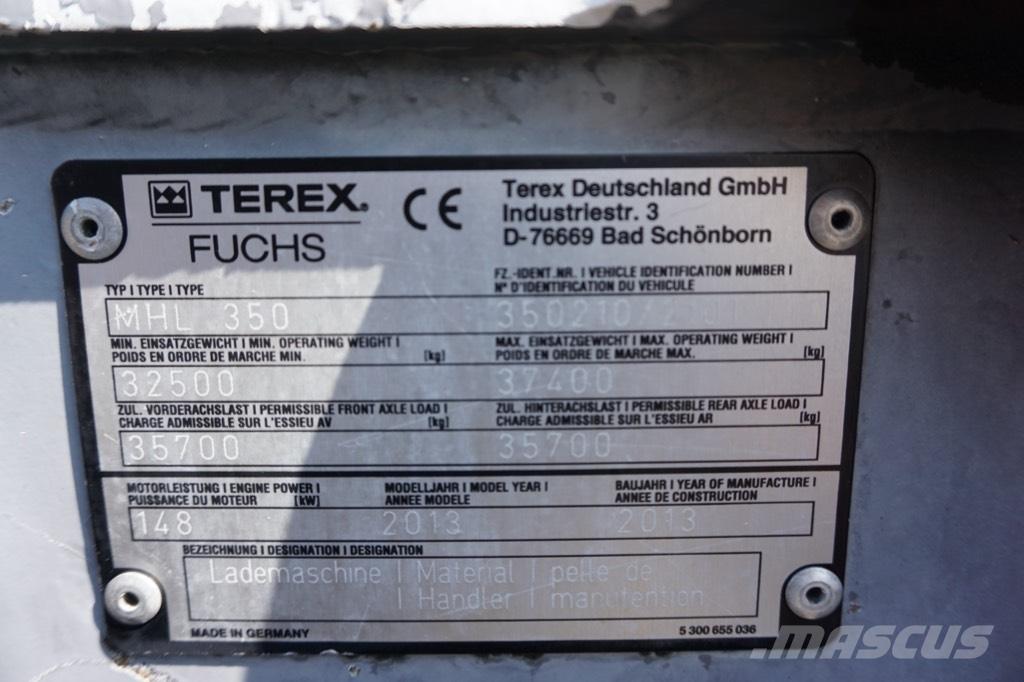 Fuchs MHL 350 Paleta de manipulare