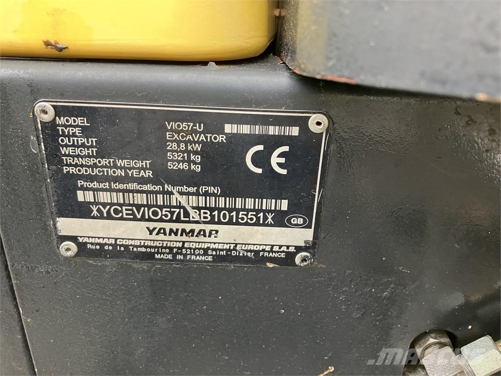 Yanmar Vio 57 U Mini excavatoare < 7t