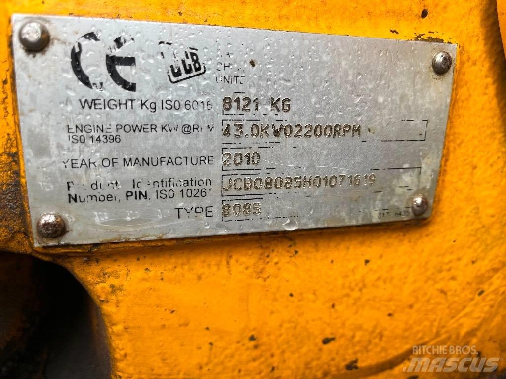 JCB 8085 ECO Excavatoare 7t - 12t