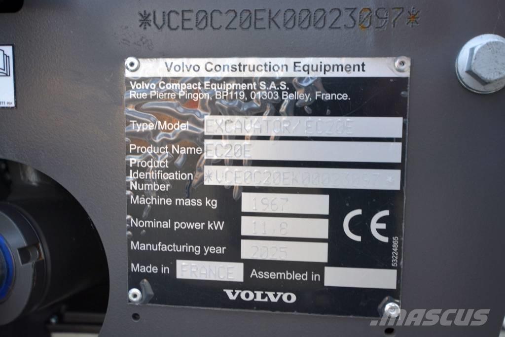Volvo EC 20 E Mini excavatoare < 7t