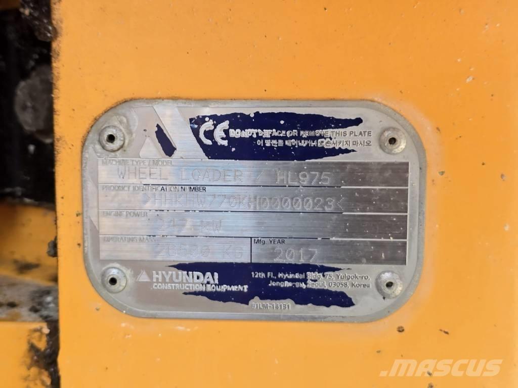 Hyundai HL 975 Incarcator pe pneuri