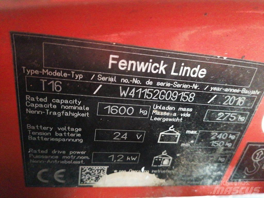 Linde T16 Transpaleta manuala