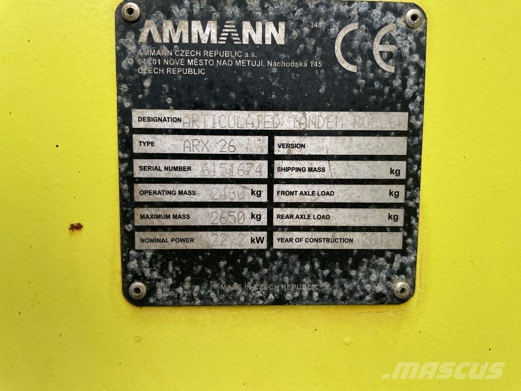 Ammann ARX 26 Cilindri compactori dubli