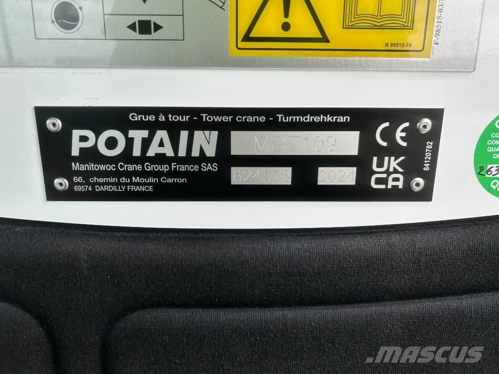 Potain MDT109 Macarale turn