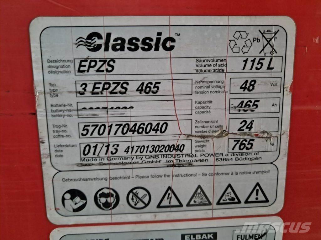 Linde R16S-12 Stivuitor cu catarg retractabil