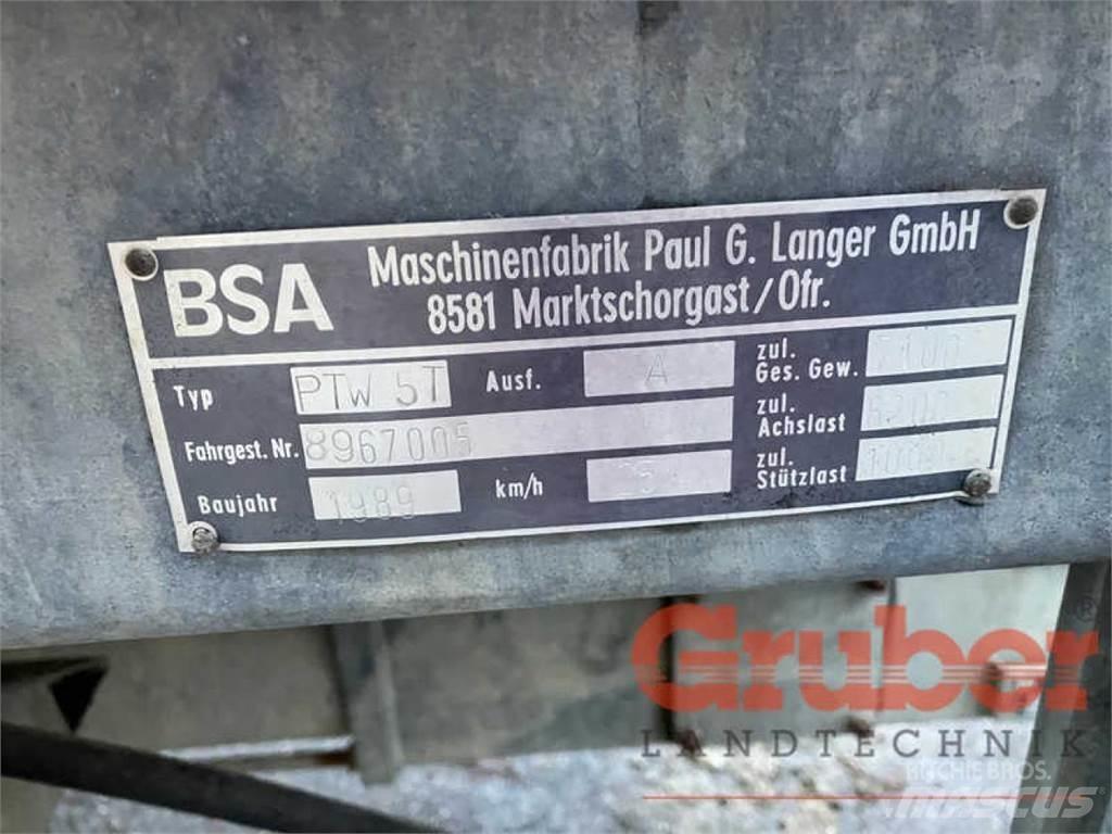 BSA PTW 5 T Ore de transport în forma lichida