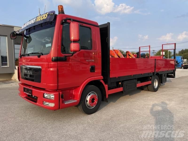 MAN TGL 12.180 ADR Camioane platforma/prelata