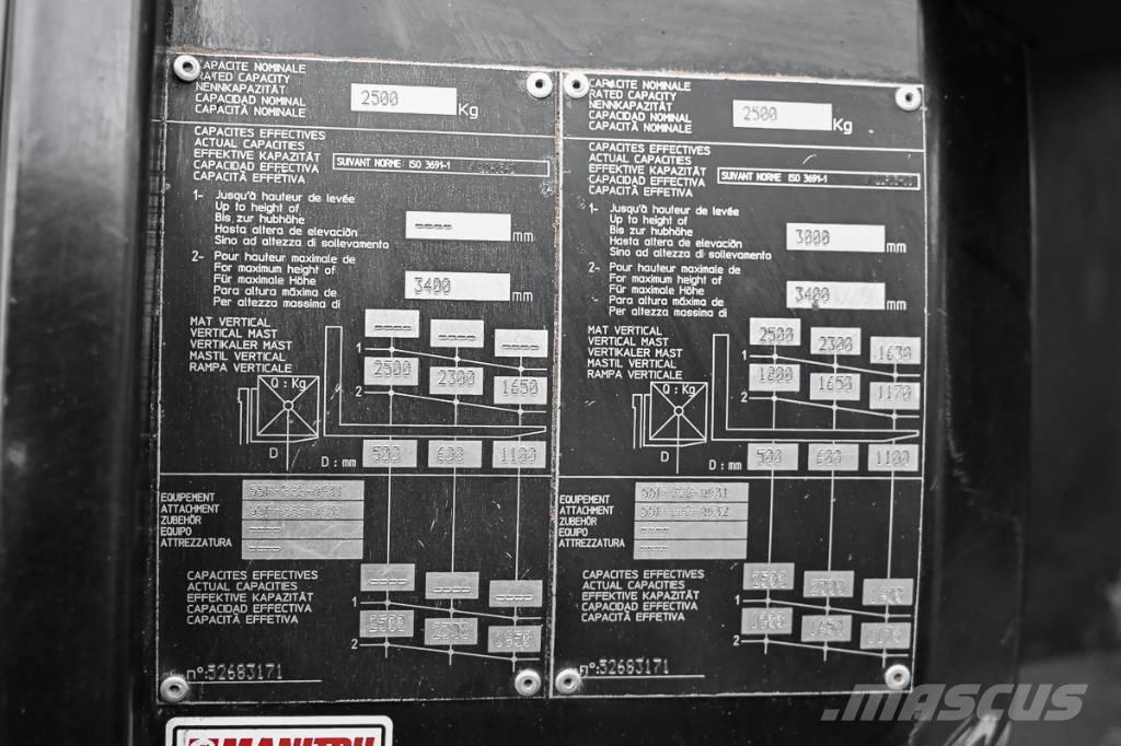 Manitou MC 25-4 Stivuitor diesel