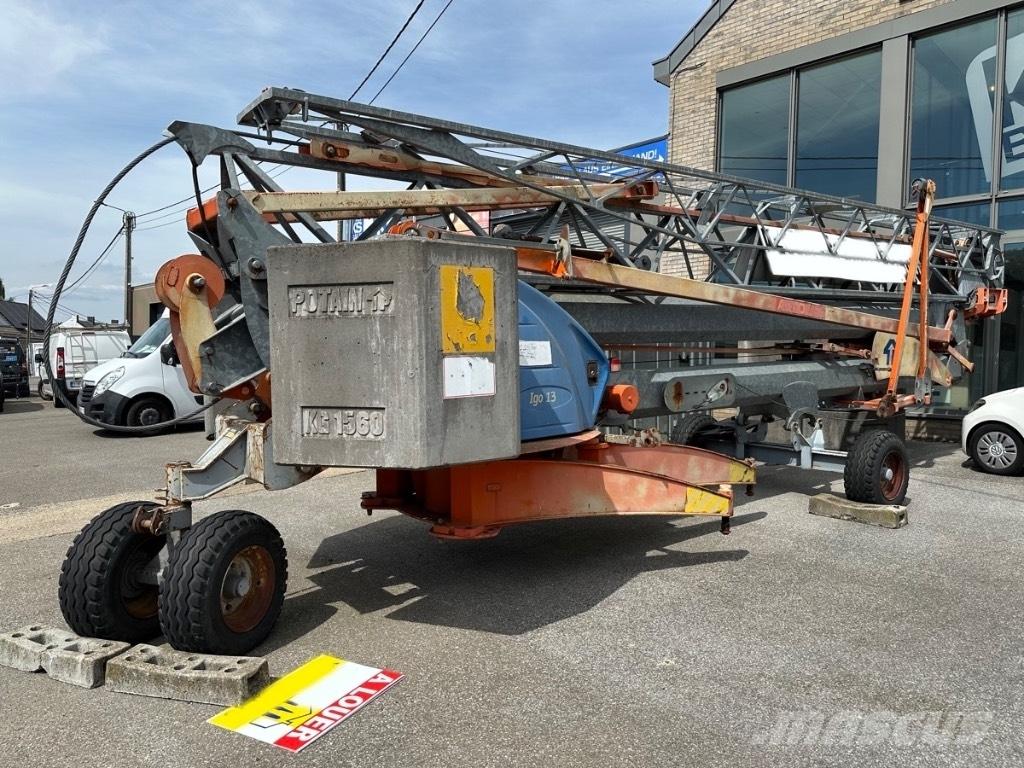 Potain Igo 13 Self erecting cranes