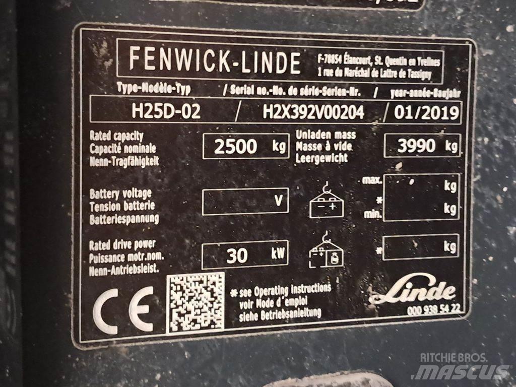Linde H25D-02 Stivuitor diesel