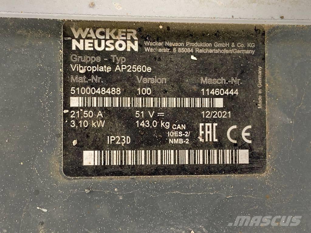 Wacker Neuson AP2560 Vibratoare