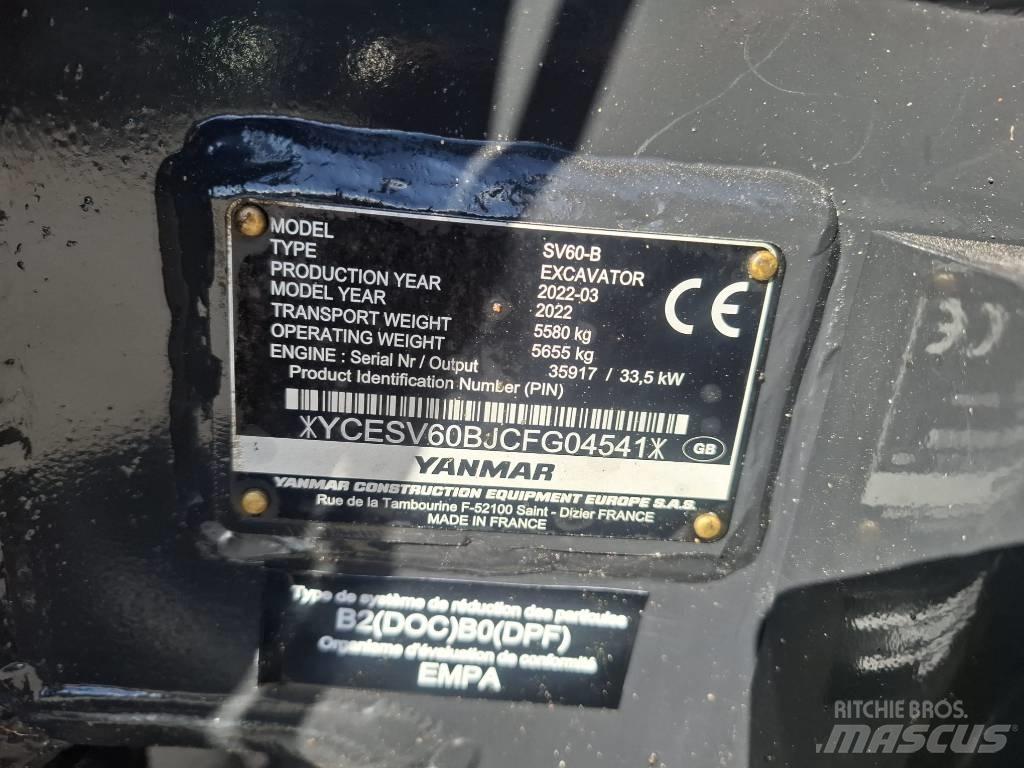 Yanmar SV 60-B Mini excavatoare < 7t