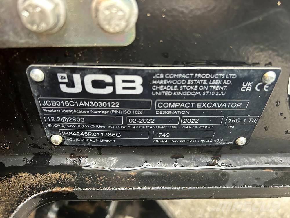 JCB 16C-1 Mini excavatoare < 7t