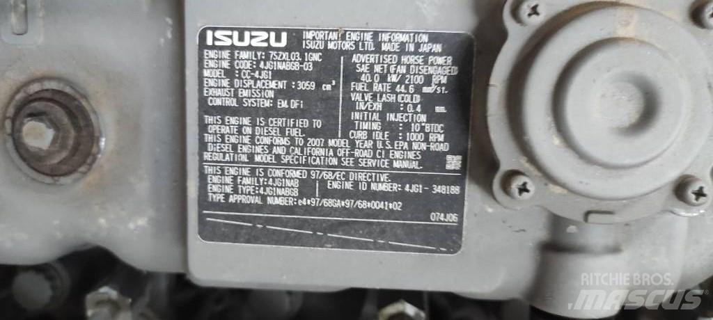 Isuzu CC-4JG1 Motoare