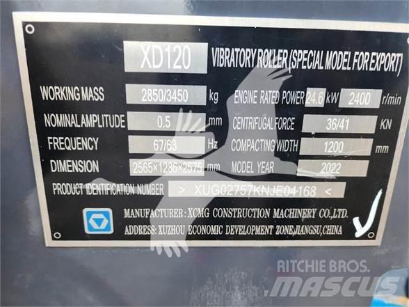 XCMG XD120 Compactoare monocilindrice