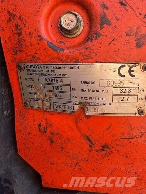 Kubota KX 015-4 Mini excavatoare < 7t