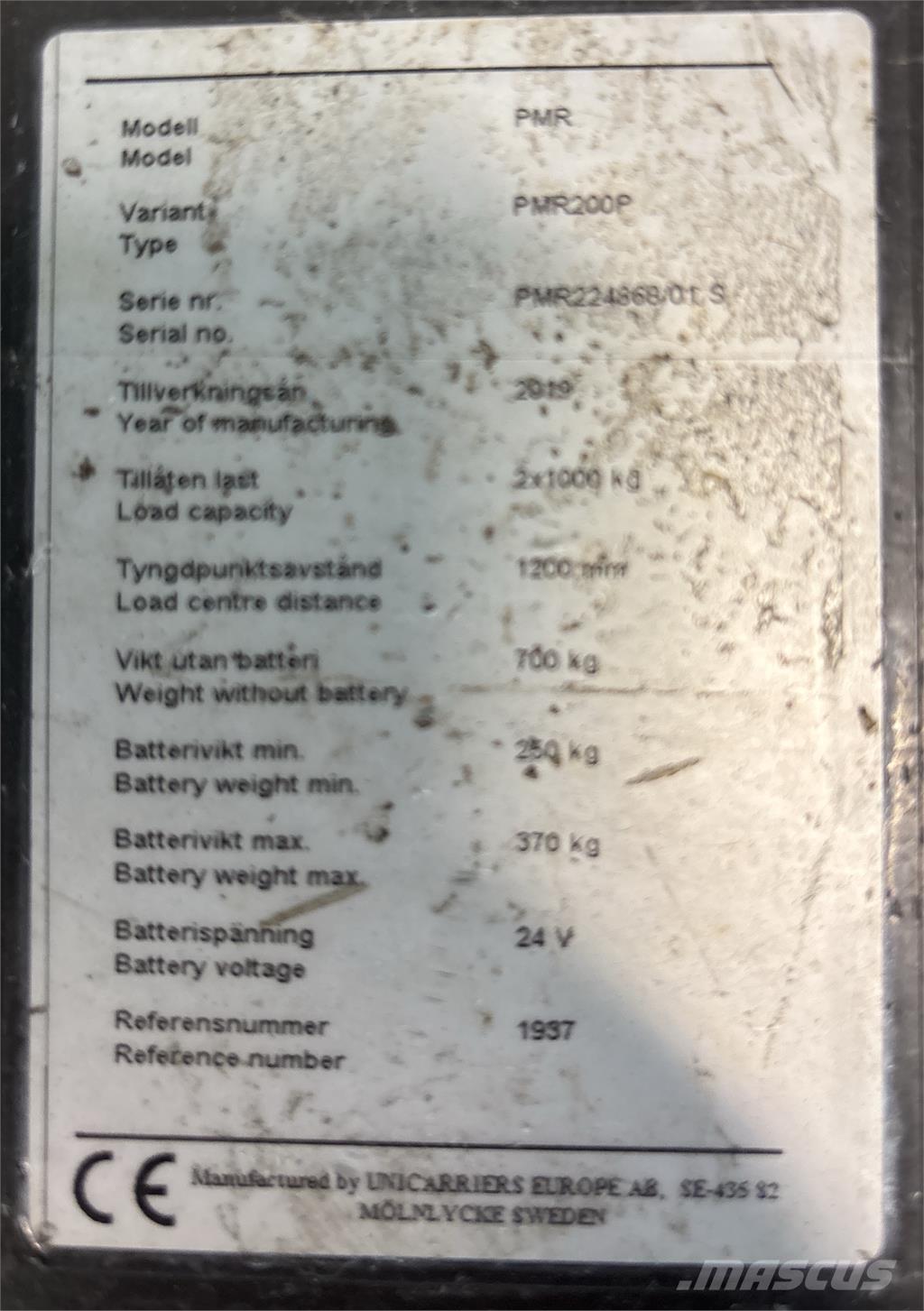 Atlet PMR200P Camioane cu platforma