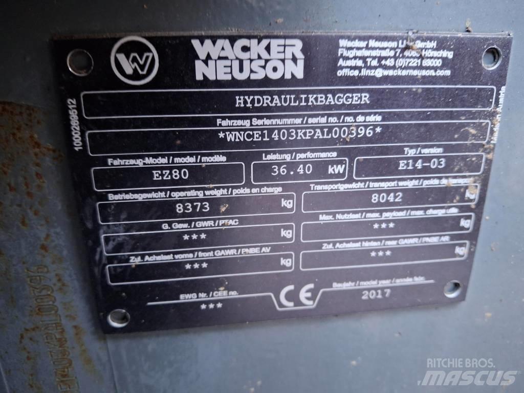 Wacker Neuson EZ 80 Excavatoare 7t - 12t