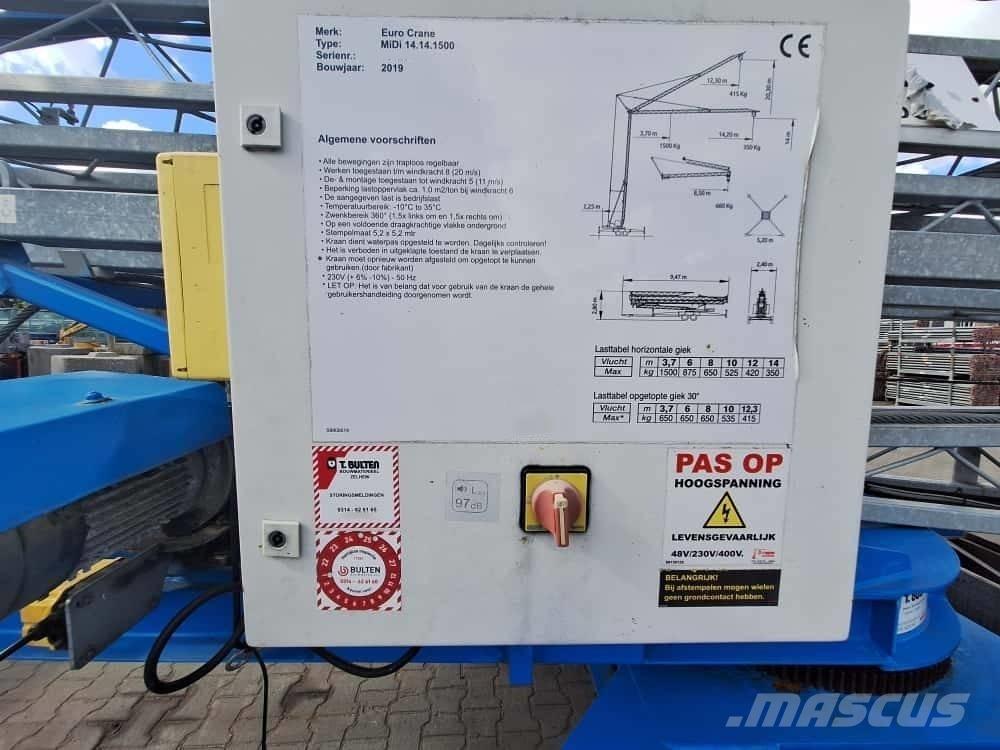 Midi LT 14.14 RD-XP Self erecting cranes