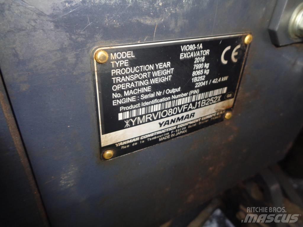 Yanmar Vio 80 Excavatoare pe șenile
