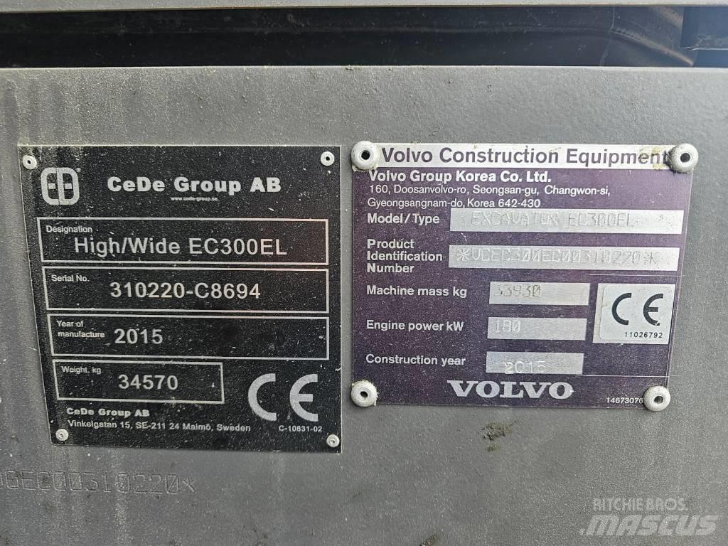Volvo EC 300 EL Excavatoare pe șenile
