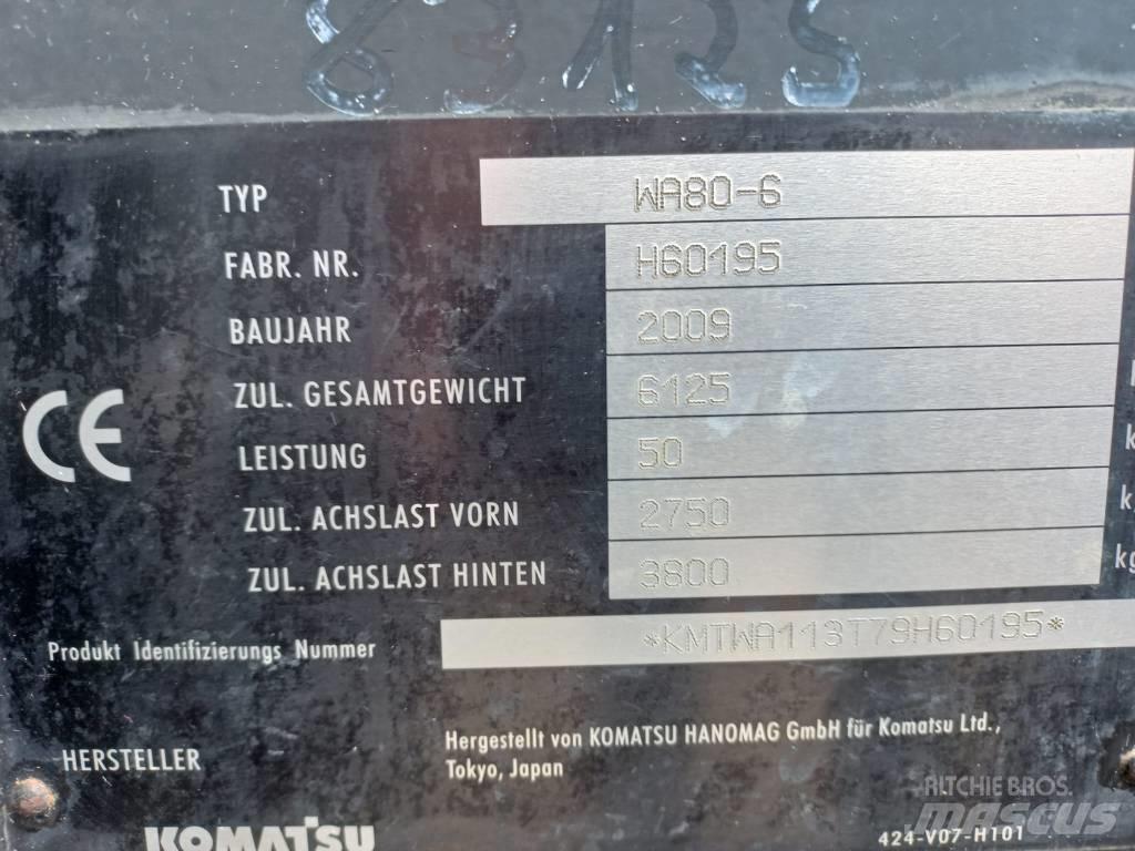 Komatsu WA 80-6 Incarcator pe pneuri