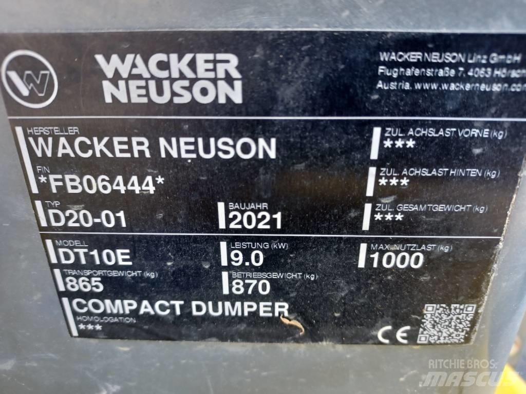 Wacker Neuson DT10e Autobasculante cu senile