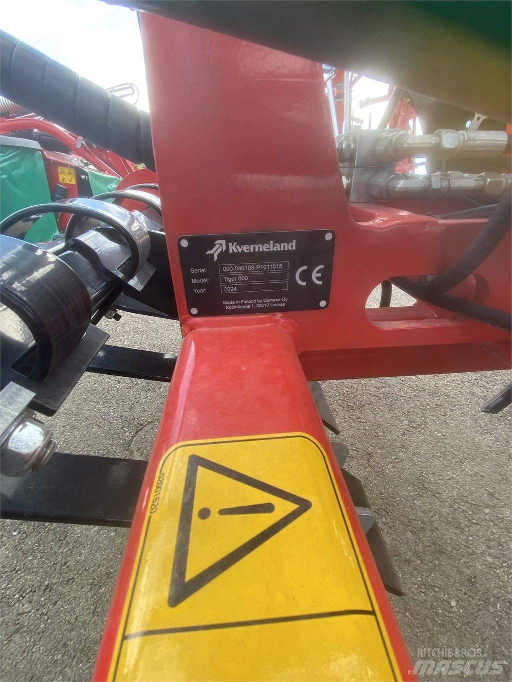 Kverneland Tiger 800 Grapa si pluguri rotative