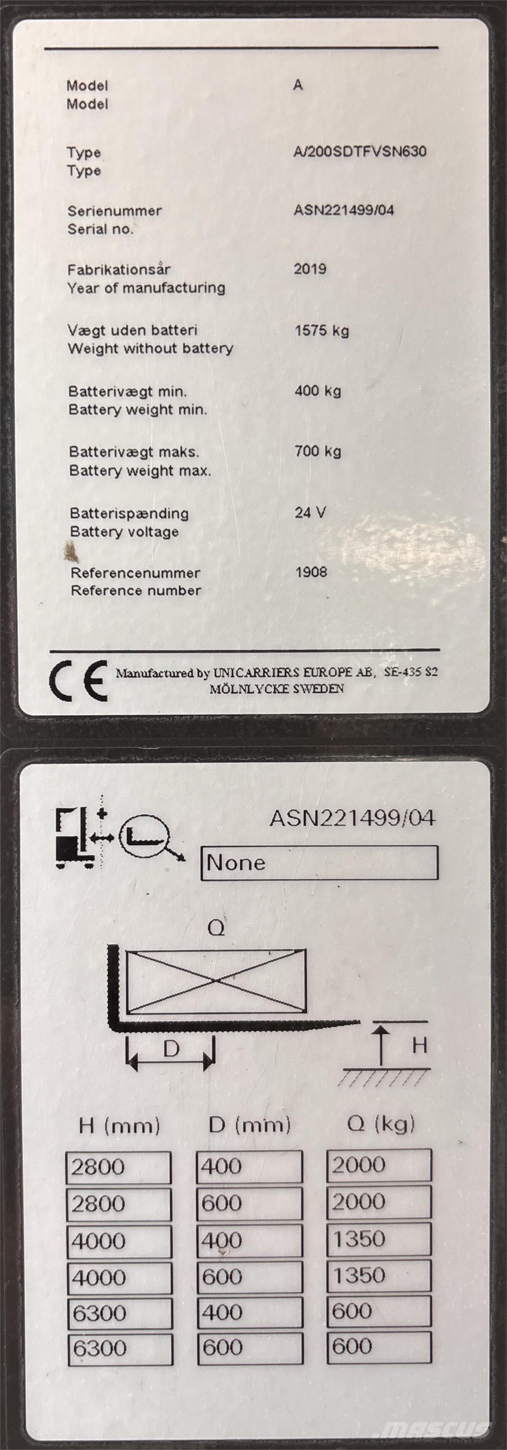 Atlet ASN200 Transpaleti autopropulsanti