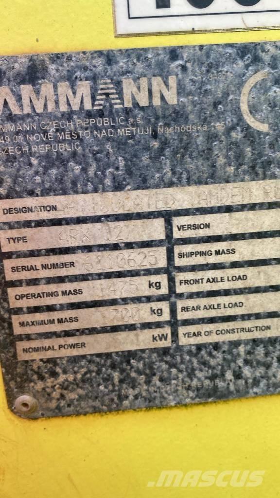 Ammann ARX 12 Cilindri compactori dubli