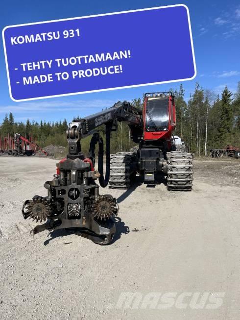 Komatsu 931 Combine forestiere